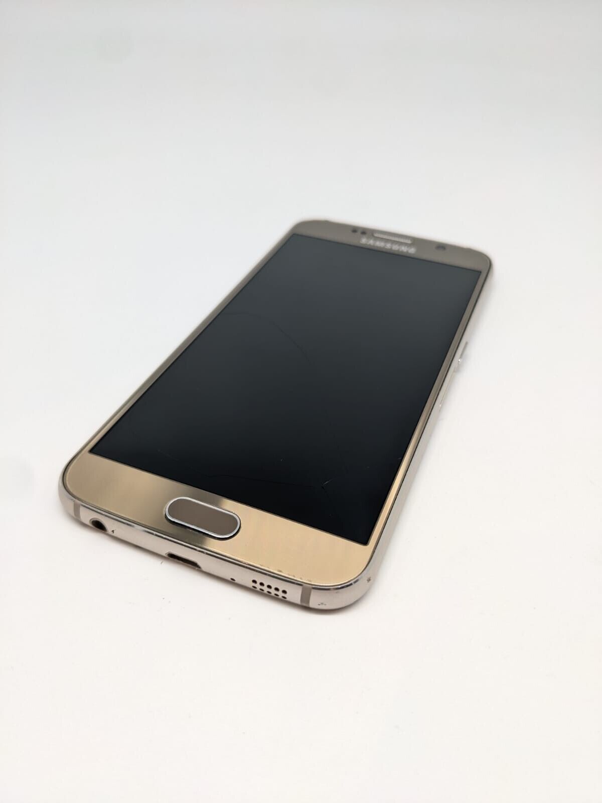 Samsung  Galaxy S6 SM-G920F Gold Smartphone Ersatzteile Bastler | DISPLAY DEFEKT