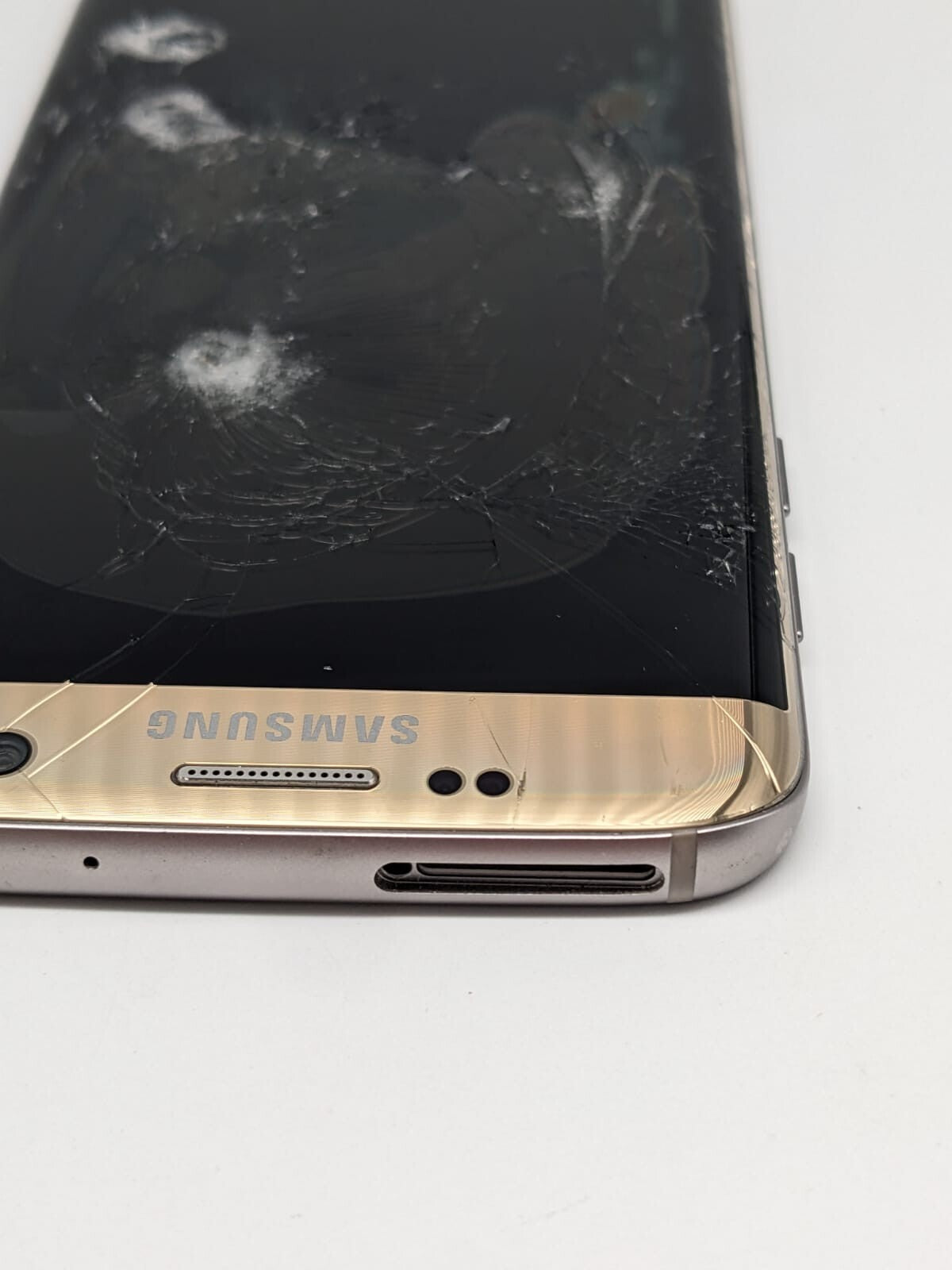 Samsung Galaxy S7 Edge SM-G935F Gold | DISPLAYDEFEKT | UNGETESTET