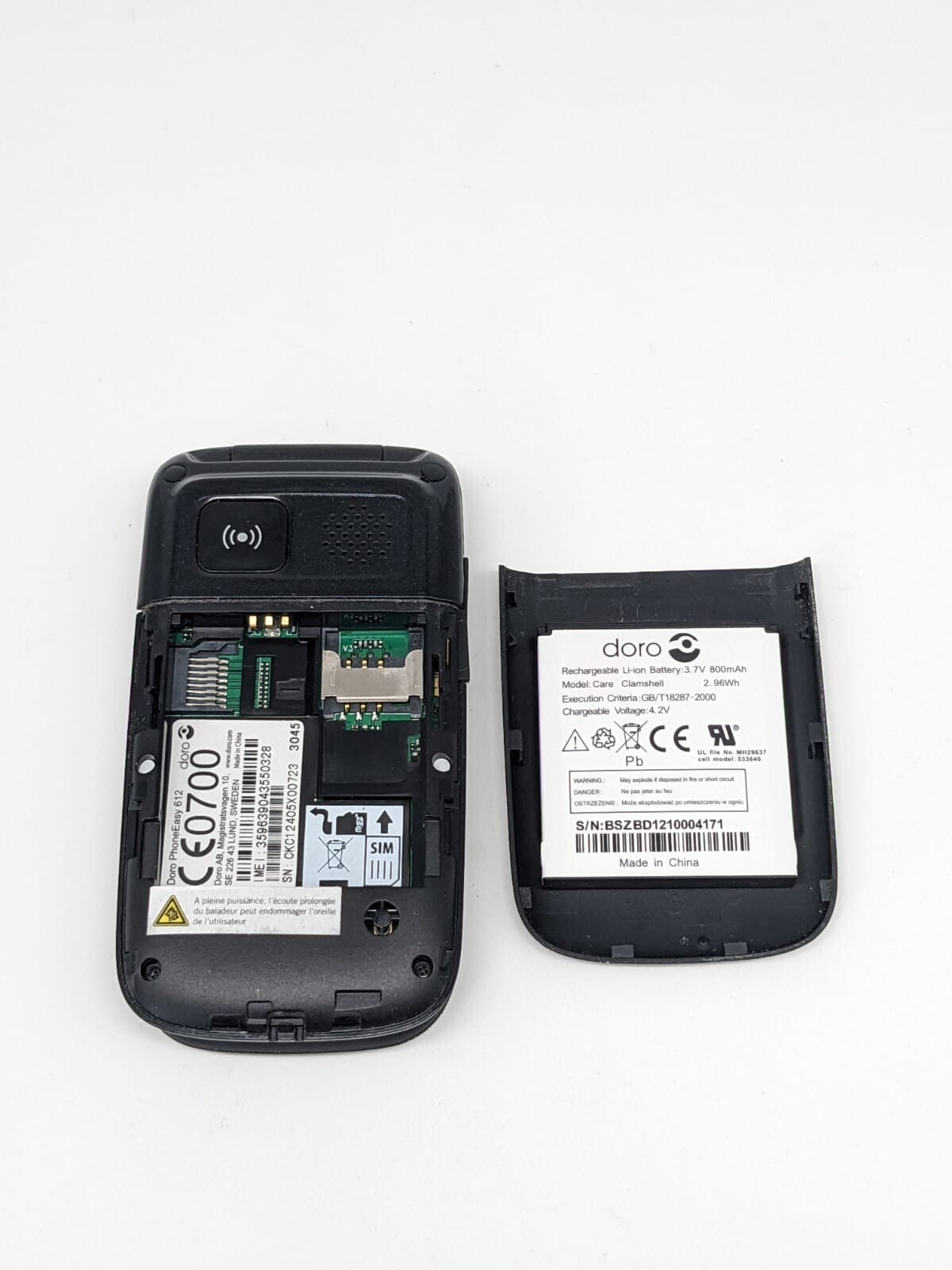 Doro PhoneEasy 612 Klapphandy Seniorenhandy | OHNE SIMLOCK