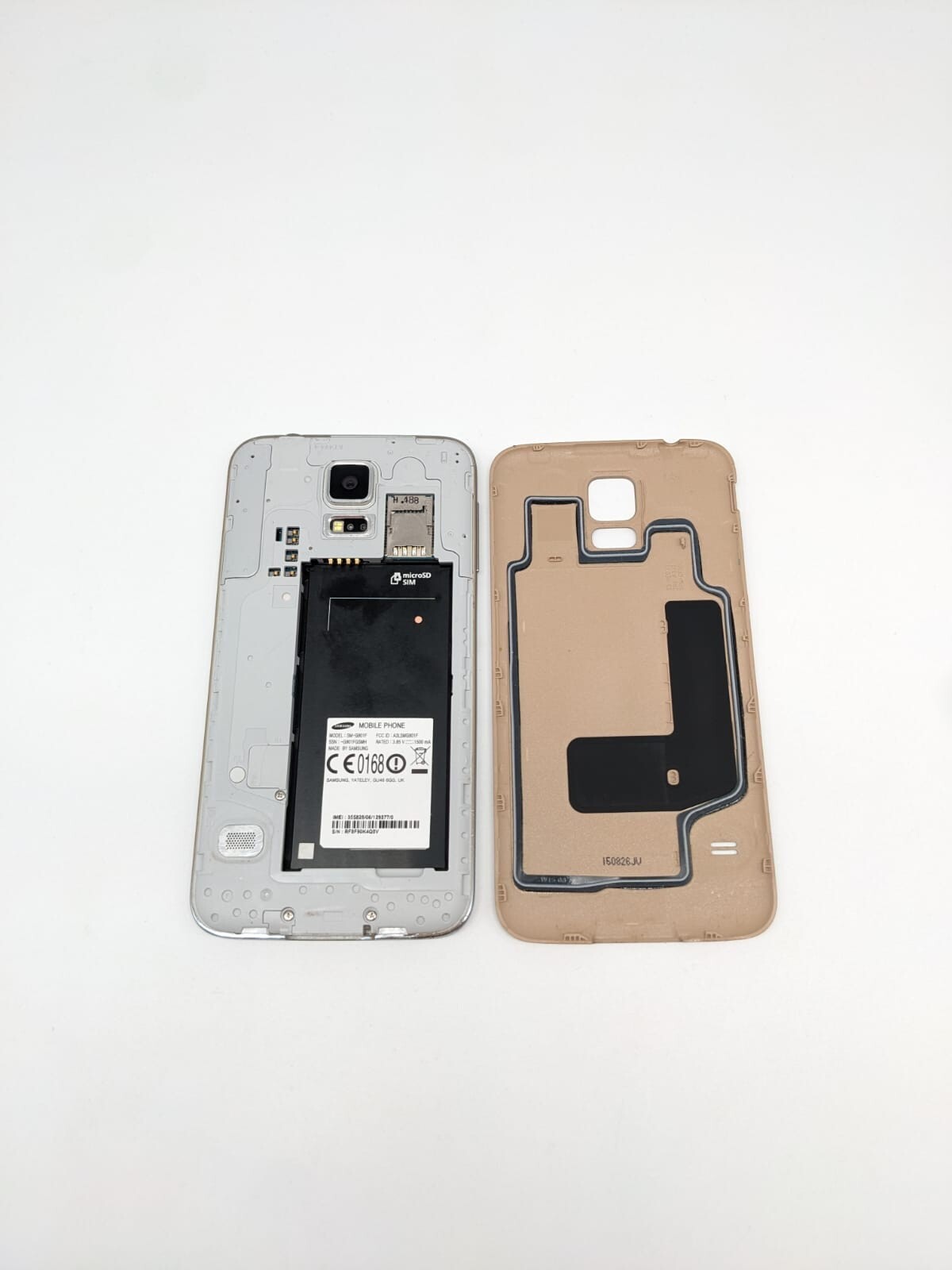 Samsung Galaxy S5 16GB SM-G901F Schwarz Gold | OHNE AKKU | VOLL FUNKTIONSFÄHIG