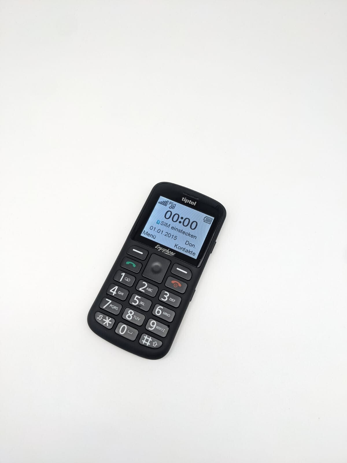TIPTEL Ergophone 6180 Seniorenhandy Rentnerhandy Schwarz | OHNE SIMLOCK