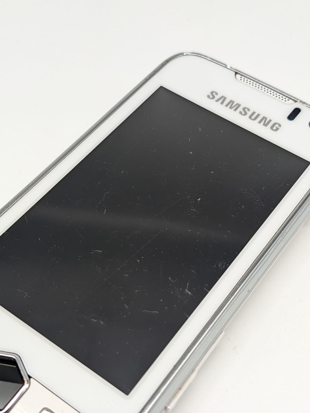 Samsung Jet GT-S8000 Weiß Smartphone | OHNE AKKU | VOLL FUNKTIONSFÄHIG