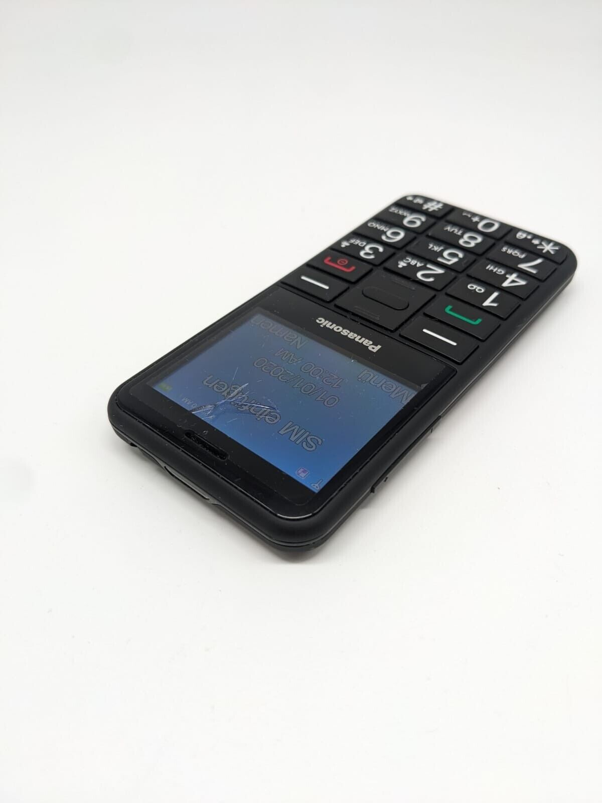 Panasonic KX-TU155 Schwarz Seniorentelefon | OHNE AKKU | SIMSLOT DEFEKT
