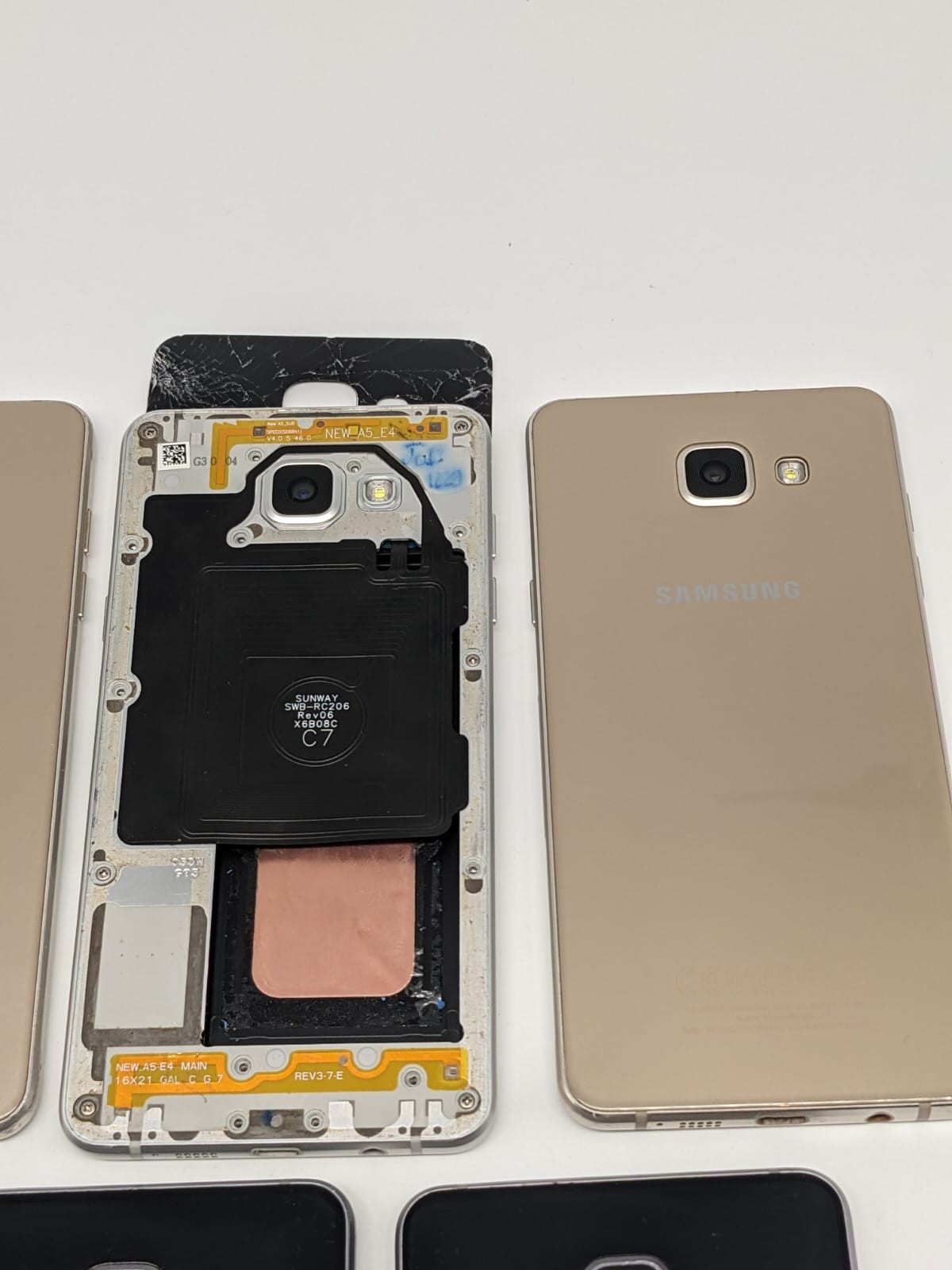 7x Samsung Galaxy A5 SM-A510F Konvolut Sammlung Posten | TEILESPENDER
