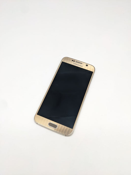 Samsung  Galaxy S6 SM-G920F Gold Smartphone Ersatzteile Bastler | DISPLAY DEFEKT