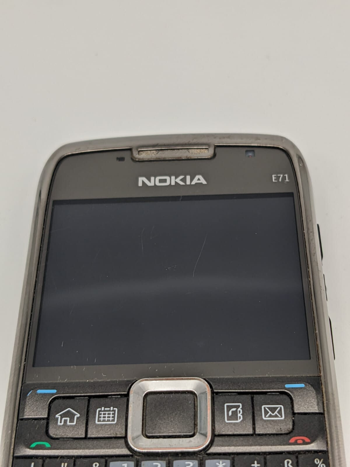 Nokia E71 Silber Handy Retro Vintage | OHNE AKKU | OHNE SIMLOCK