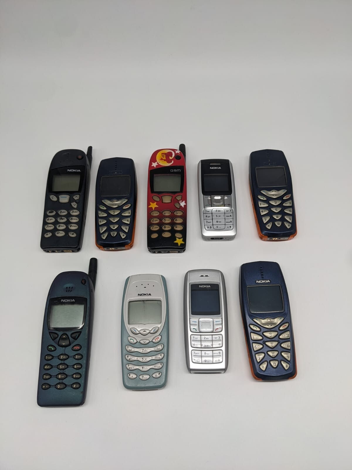 9x Nokia Konvolut Handy Teildefekt Teilespender Ersatzteile Rohstoffe