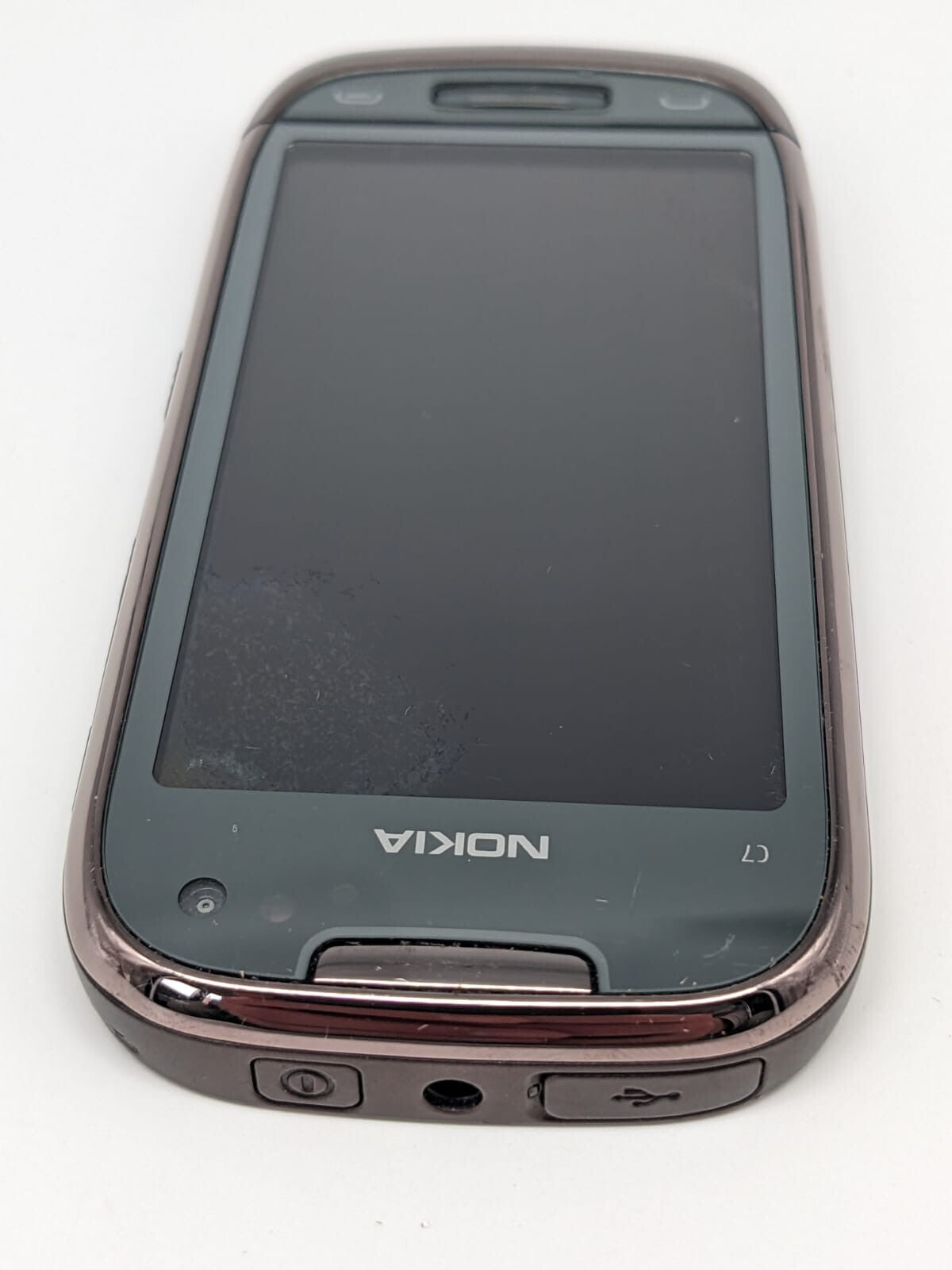 Nokia C7-00 Braun Smartphone | OHNE AKKU | OHNE SIMLOCK