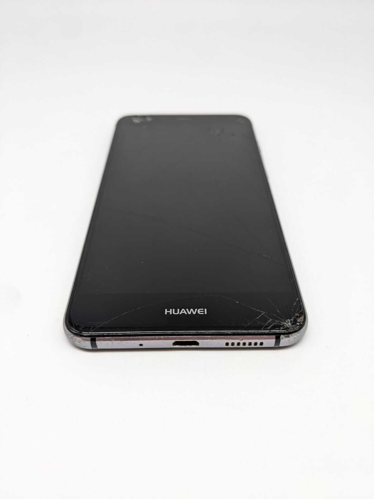 Huawei P10 Lite Schwarz Bastler Smartphone | PIN-SPERRE | DISPLAYRISSE