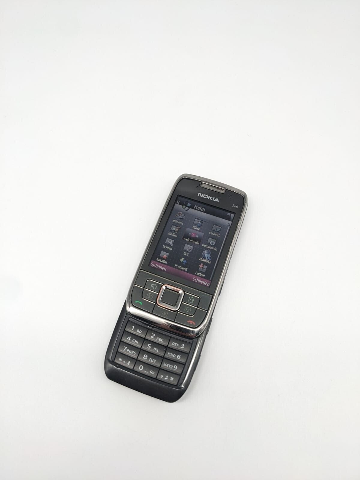 Nokia E66 Grau Slider Tastenhandy Retro | OHNE SIMLOCK