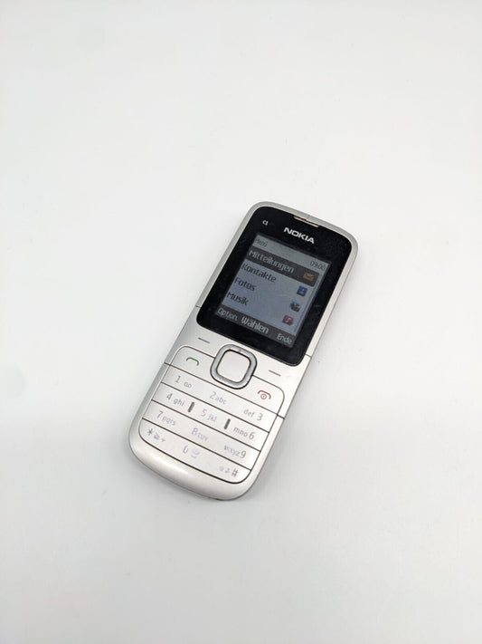 Nokia C1-01 RM-607 Silber Handy | OHNE SIMLOCK | FUNKTIONIERT