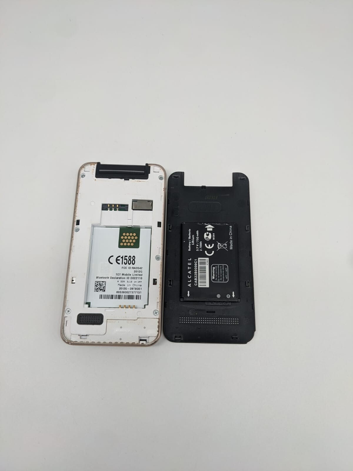 Alcatel OneTouch 2012G Gold Seniorenhandy | OHNE SIMLOCK