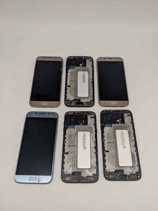 6x Samsung Galaxy J5 2017 J530F Konvolut Sammlung Posten | DEFEKT | UNGETESTET