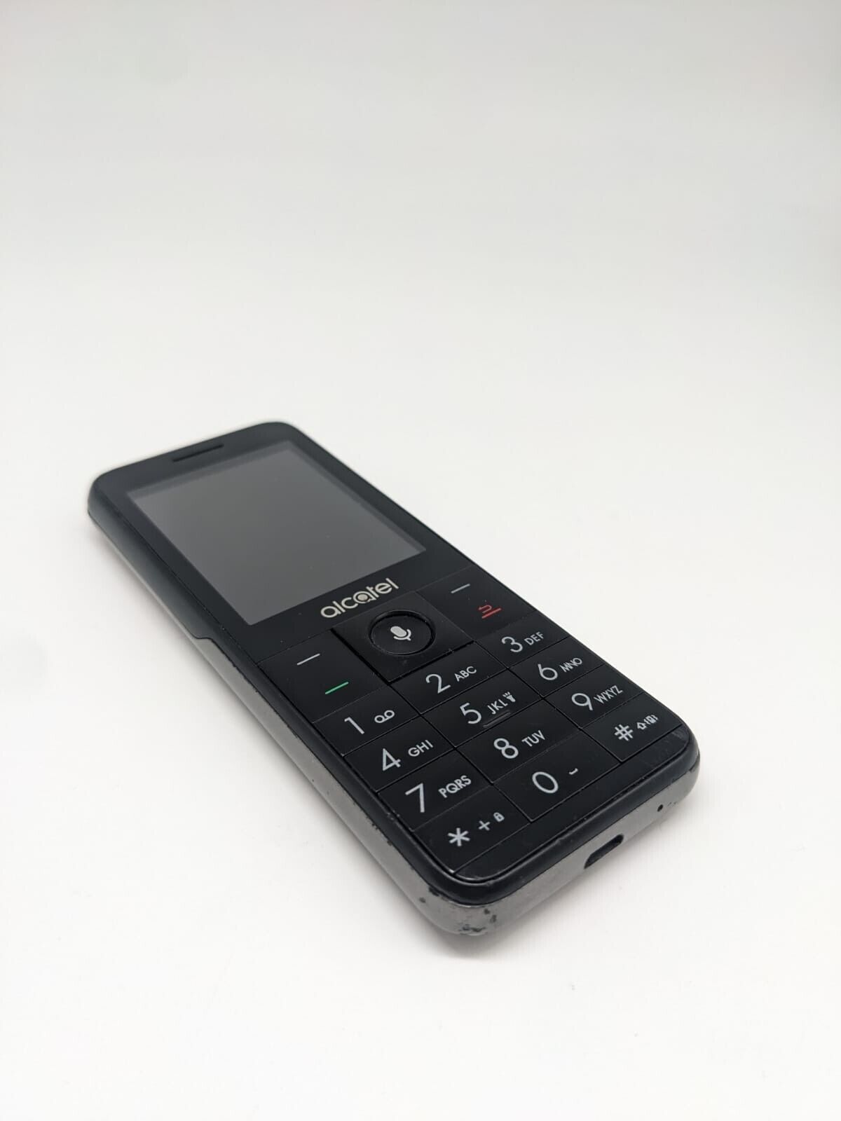 Alcatel 3088x Schwarz Grau Handy | OHNE AKKU | UNGETESTET