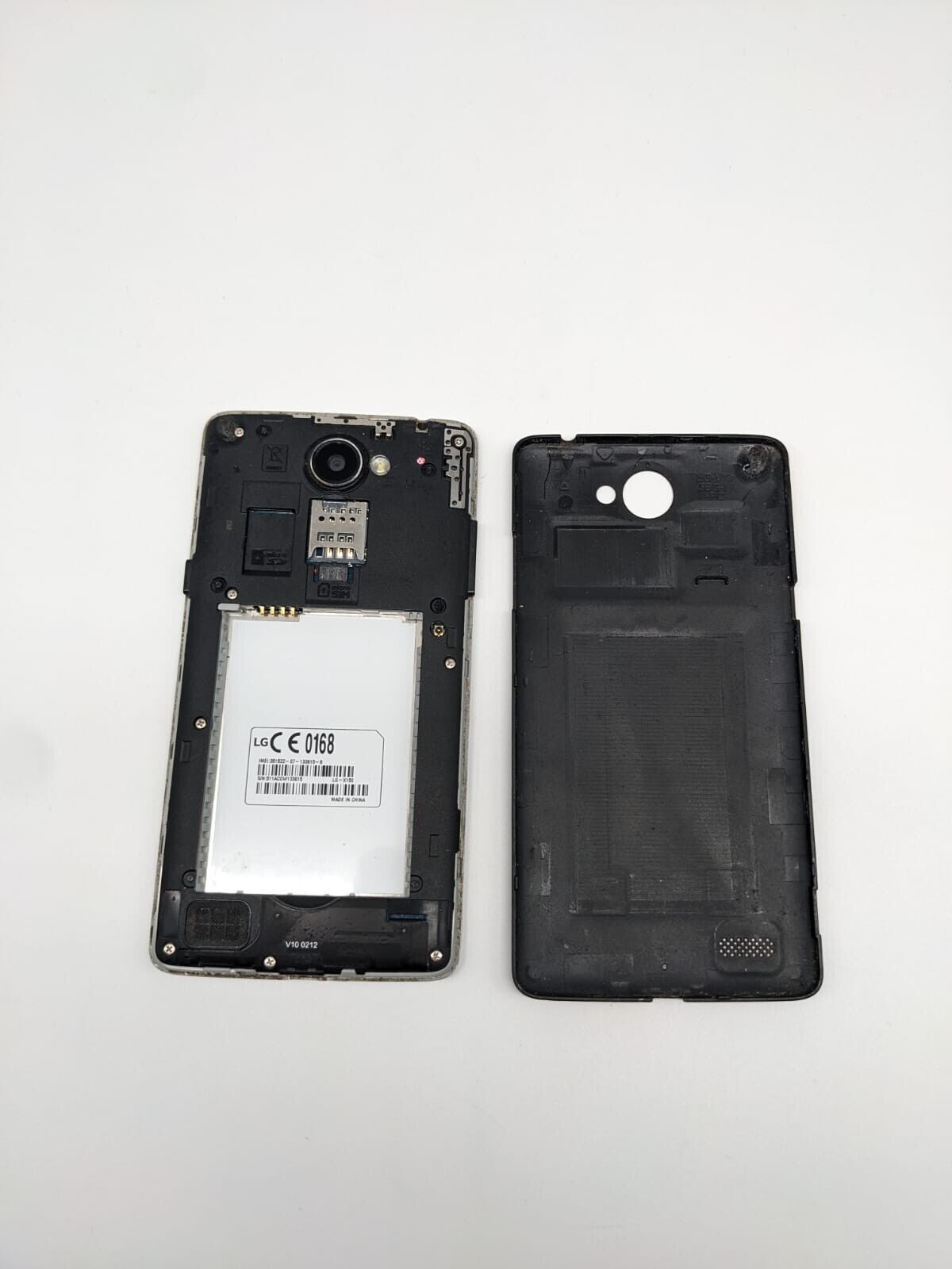 LG Bello 2 II LG-X150 Smartphone Silber | OHNE AKKU | UNGETESTET