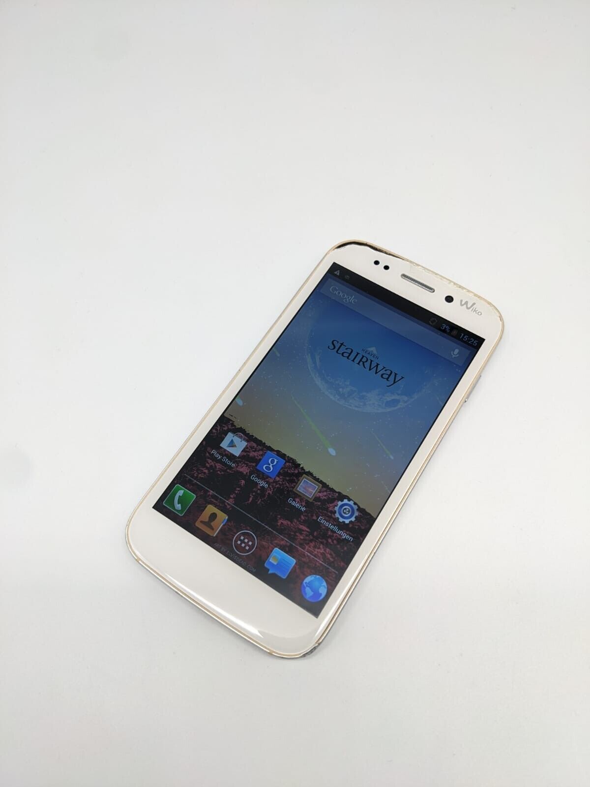 Wiko Stairway Dual-Sim Weiß Smartphone 16GB
