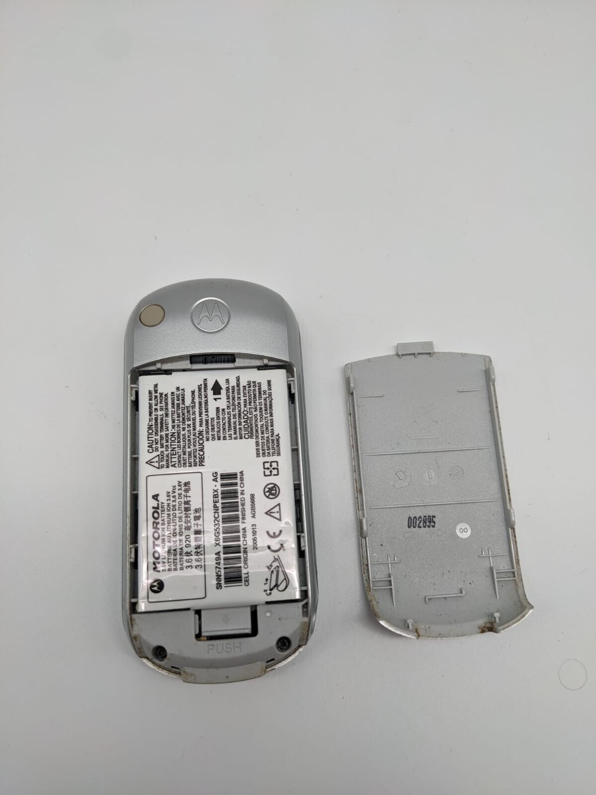 Motorola C139 Schwarz Silber UNGETESTET 