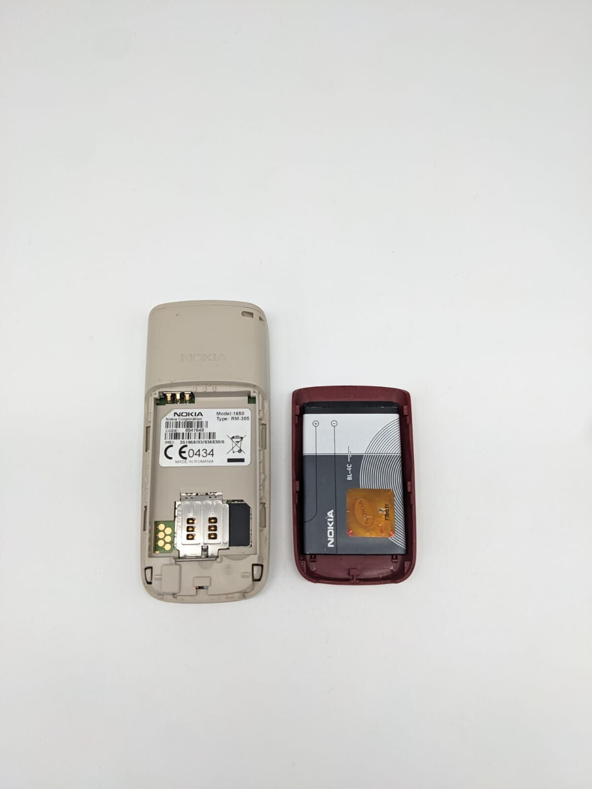 Nokia 1650 Rot Handy Retro Vintage | OHNE SIMLOCK