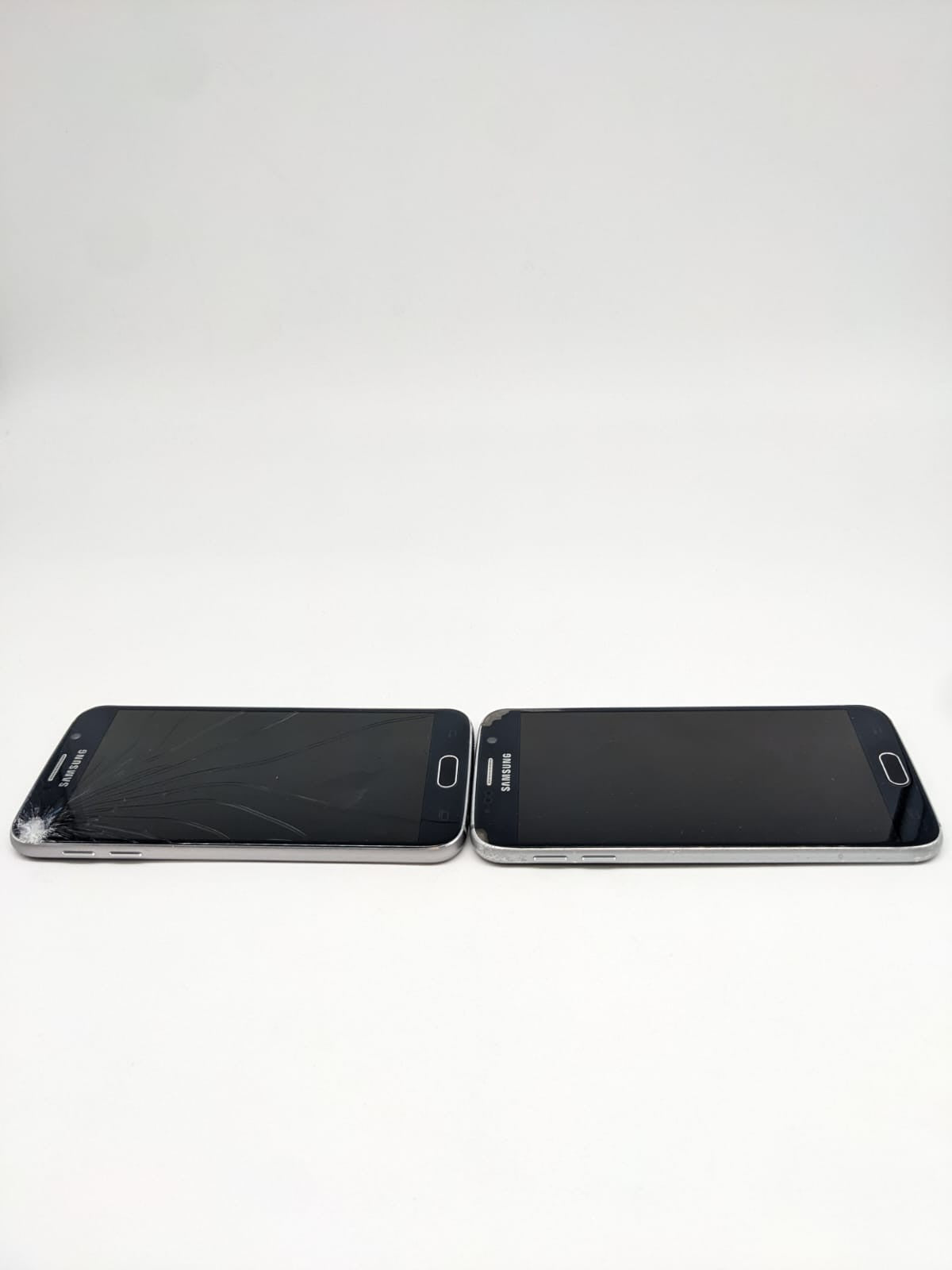 2x Samsung Galaxy S6 SM-G920F Blau Smartphone Ersatzteile Bastler | DEFEKT