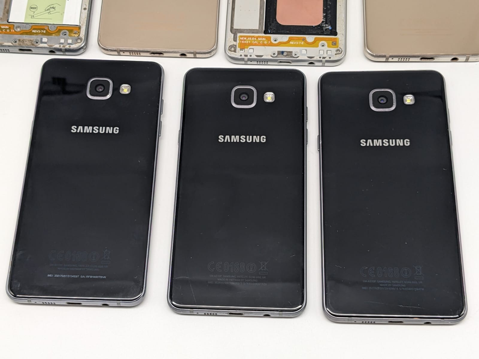 7x Samsung Galaxy A5 SM-A510F Konvolut Sammlung Posten | TEILESPENDER