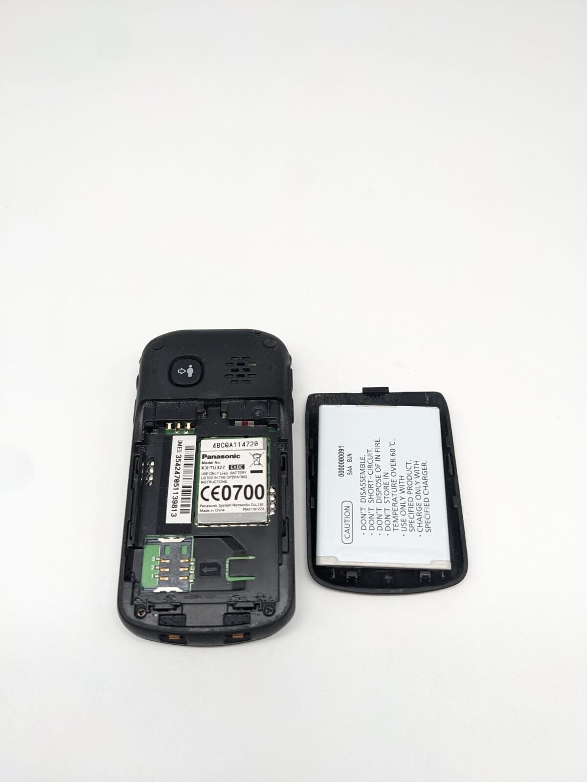 Panasonic KX-TU327 Seniorenhandy Schwarz | OHNE SIMLOCK