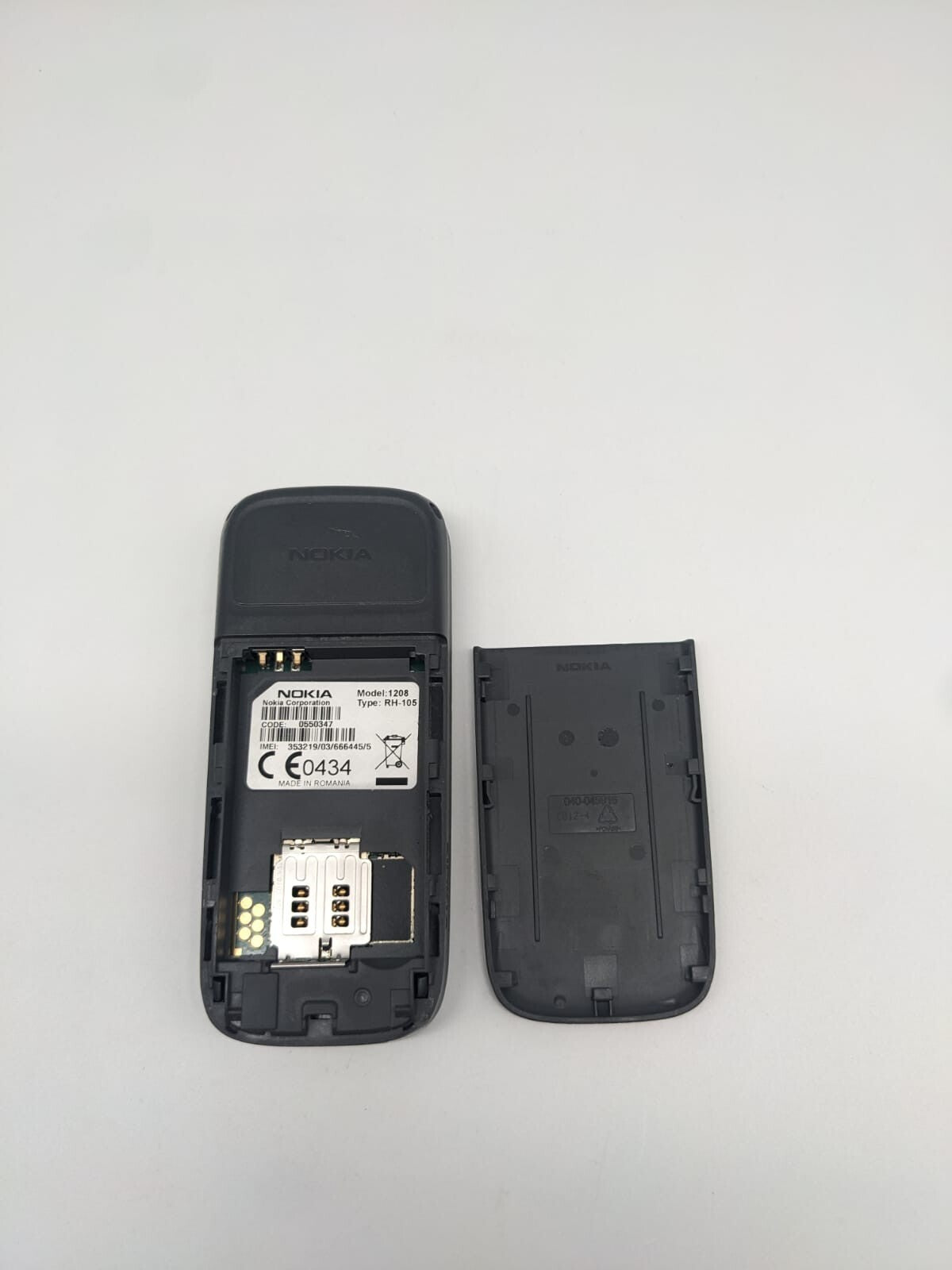Nokia 1208 Schwarz Handy  Nokia RH-105 | OHNE AKKU | OHNE SIMLOCK