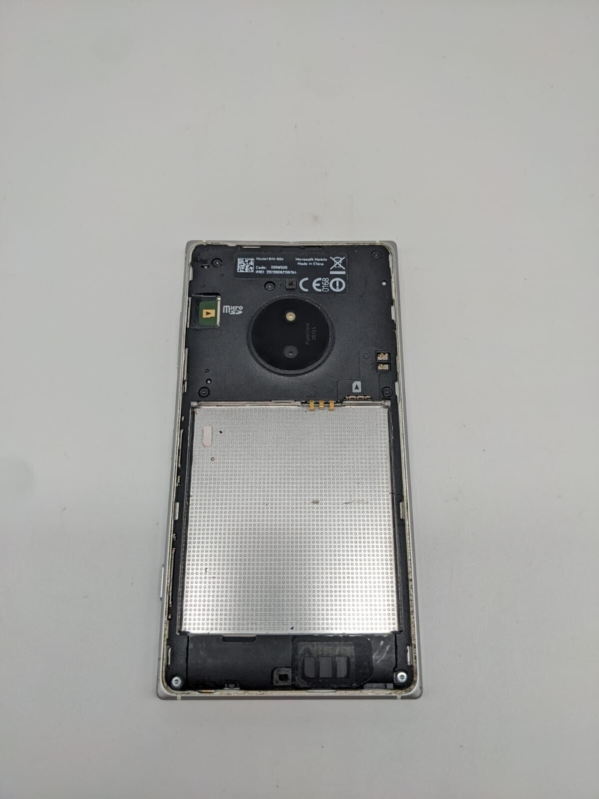 Nokia Lumia 830 Silber RM-830 Smartphone | OHNE AKKU | UNGETESTET