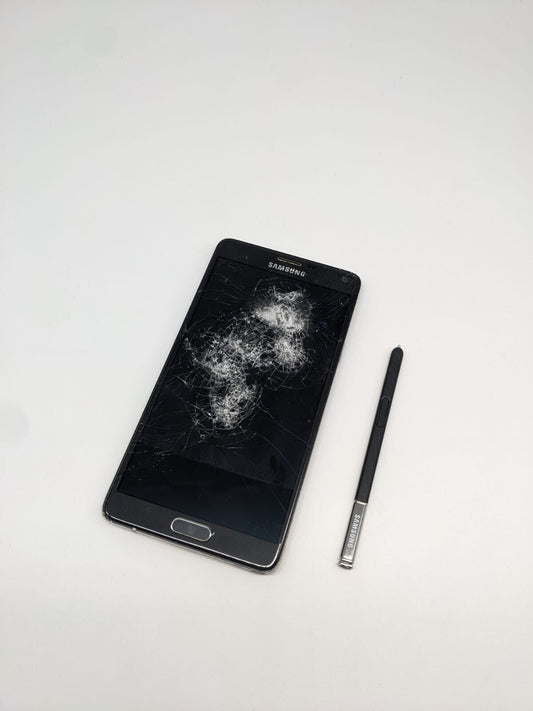 Samsung Galaxy Note 4 SM-N910F Schwarz | OHNE AKKU | DISPLAYRISSE
