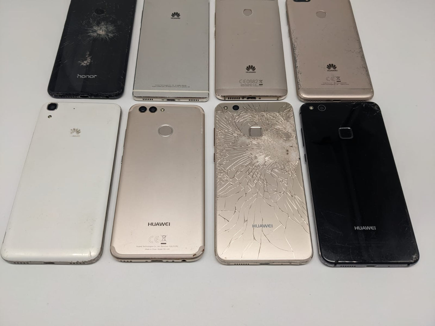 8x Huawei Smartphone Teilespender Konvolut Sammlung Posten | DEFEKT