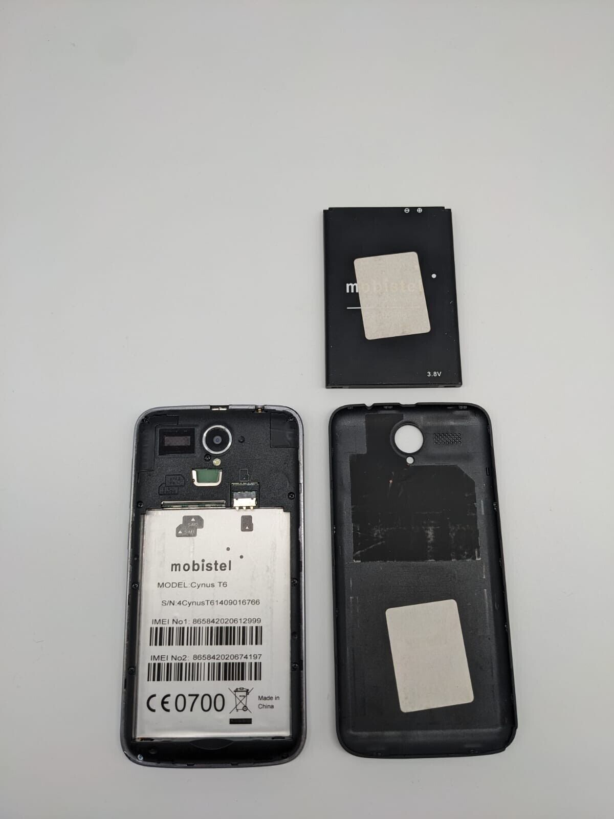 Mobistel  Cynus T6 Smartphone Schwarz LÄDT/STARTET NICHT S0056