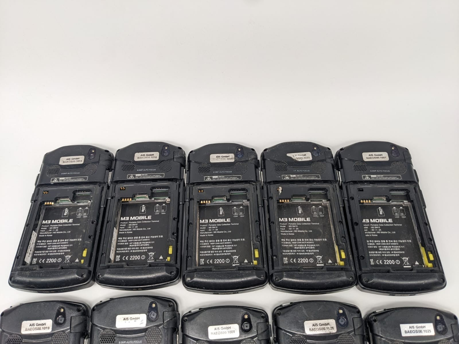 12x M3 Mobile SM10 Terminal Scanner Teilespender Ersatzteile | UNGETESTET