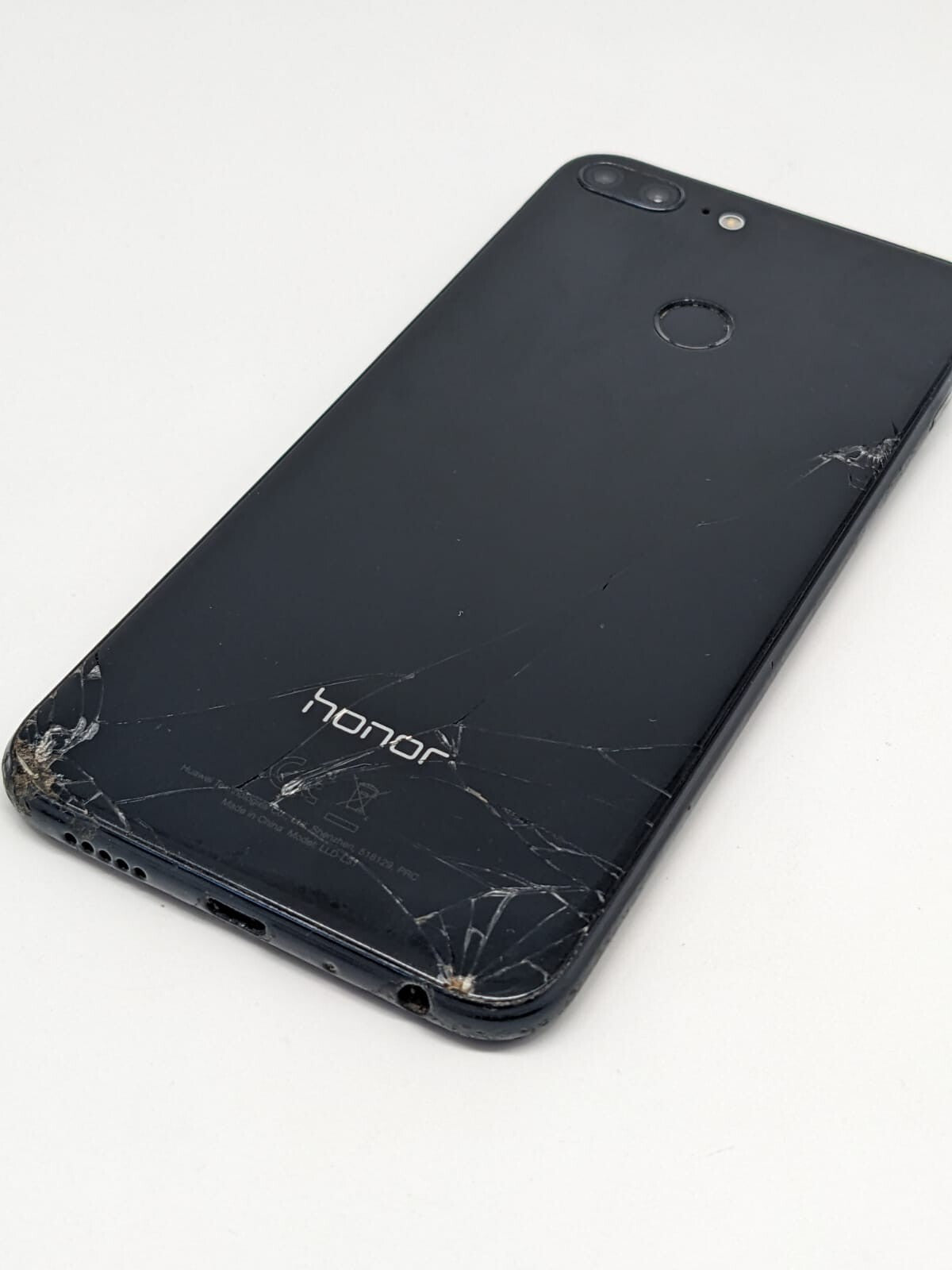 Huawei Honor 9 Lite Schwarz Smartphone LLD-L31 Teilespender | LÄDT/STARTET NICHT