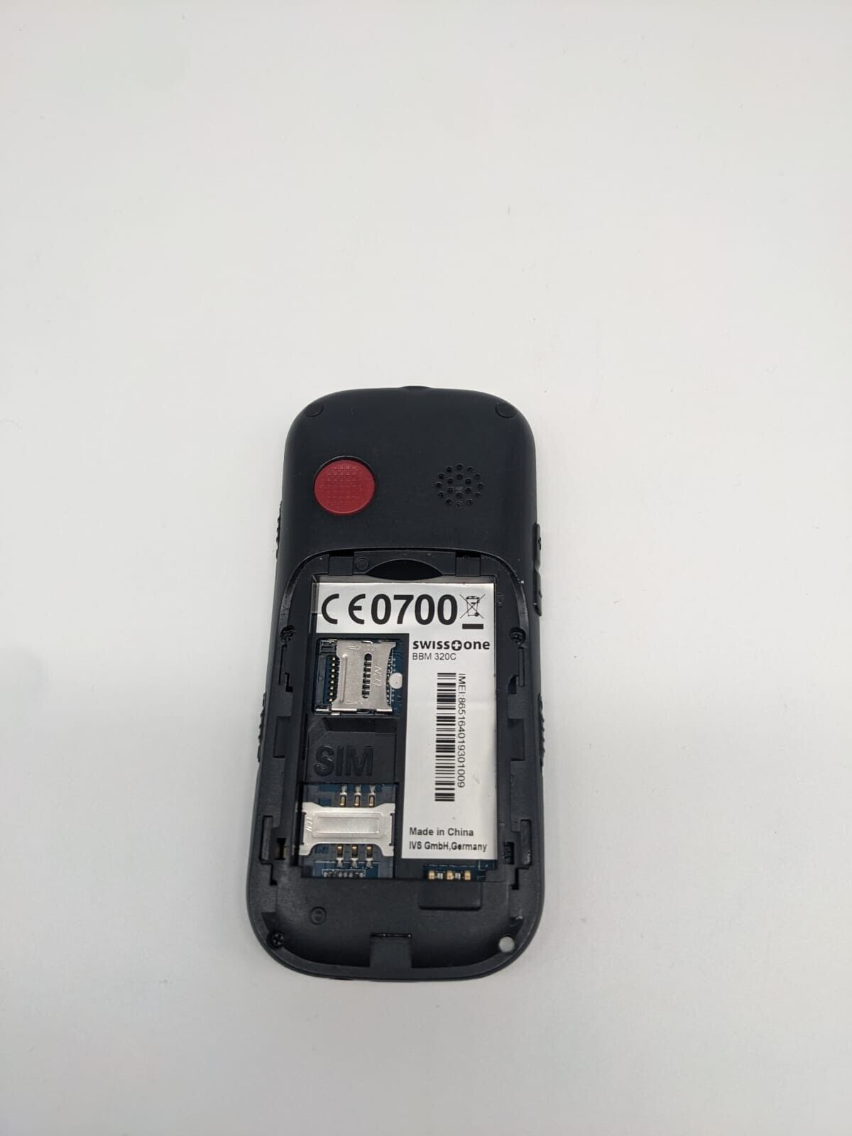 Swisstone BBM 320c Schwarz Seniorenhandy | OHNE AKKU | OHNE SIMLOCK