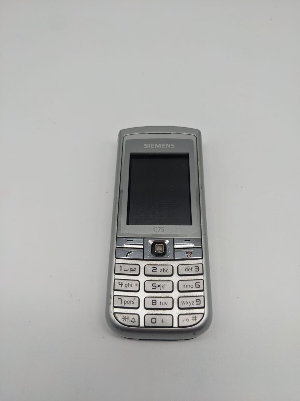 SIEMENS C75 SILBER Handy Vintage Retro UNGETESTET 