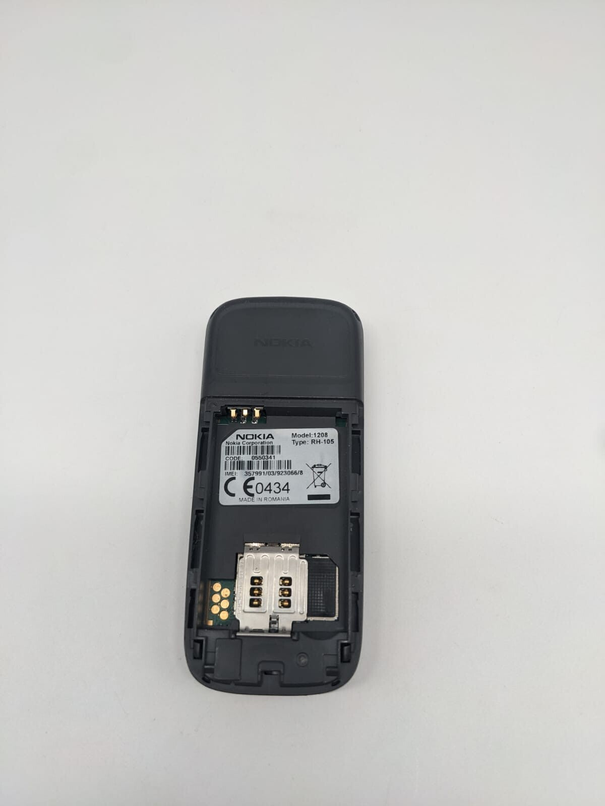 Nokia 1208 Schwarz Handy  Nokia RH-105 | OHNE AKKU | OHNE SIMLOCK
