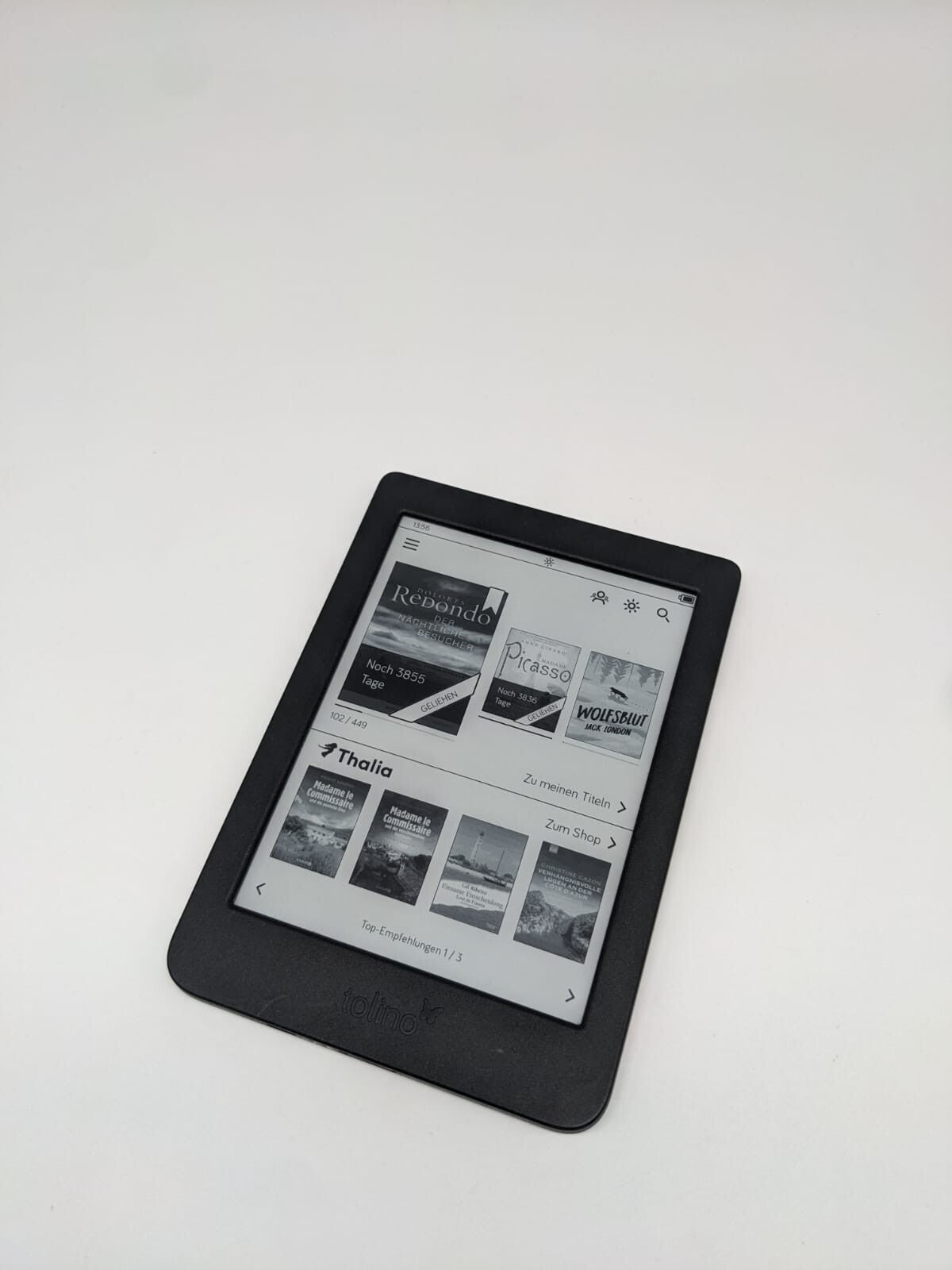 Tolino Page 2 Schwarz Wifi E-Book | VOLL FUNKTIONSFÄHIG