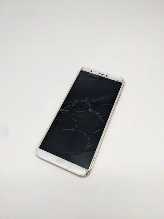 Huawei P Smart Weiß FIG-LX1 Smartphone Teilespender | LÄDT/STARTET NICHT