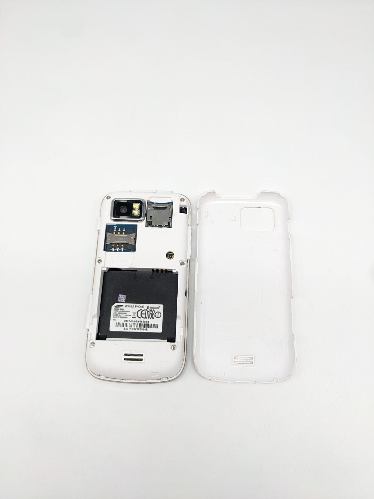 Samsung Jet GT-S8000 Weiß Smartphone | OHNE AKKU | VOLL FUNKTIONSFÄHIG