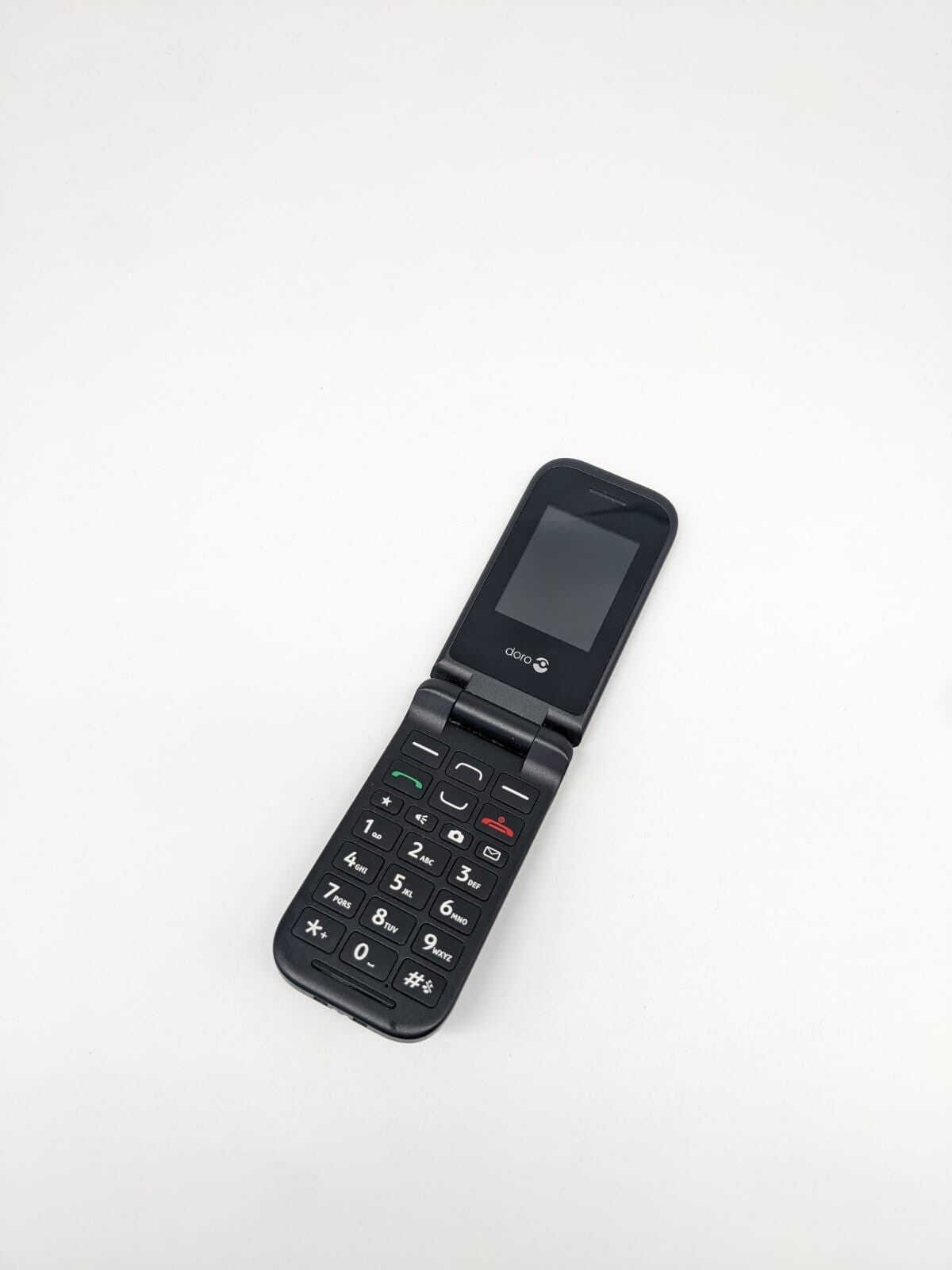 Doro PhoneEasy 609 Seniorenhandy Schwarz | OHNE AKKU | TOP DISPLAY