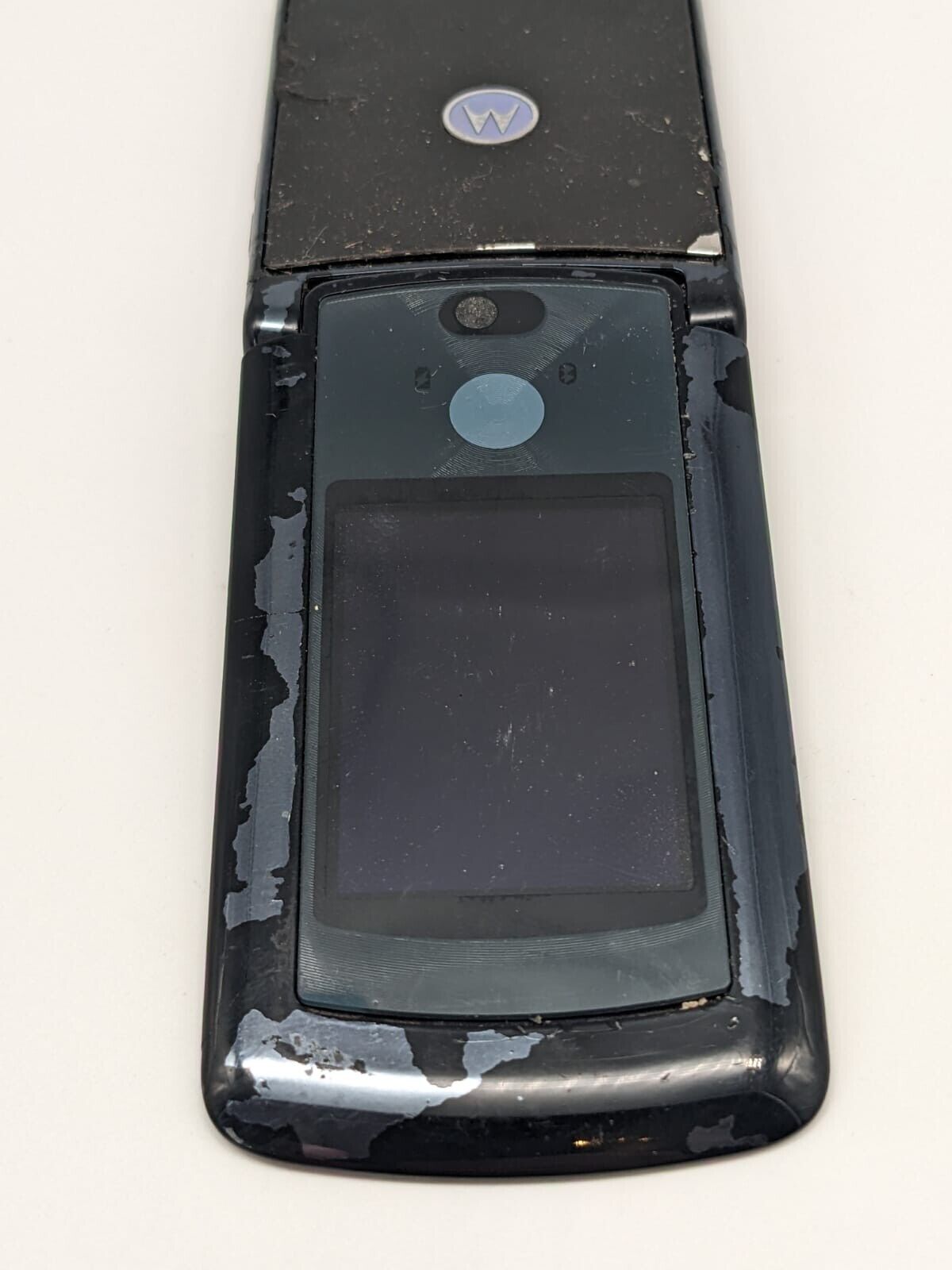 Motorola RAZR2 V8 Klapphandy Blau Handy Teilespender | OHNE AKKU | UNGETESTET