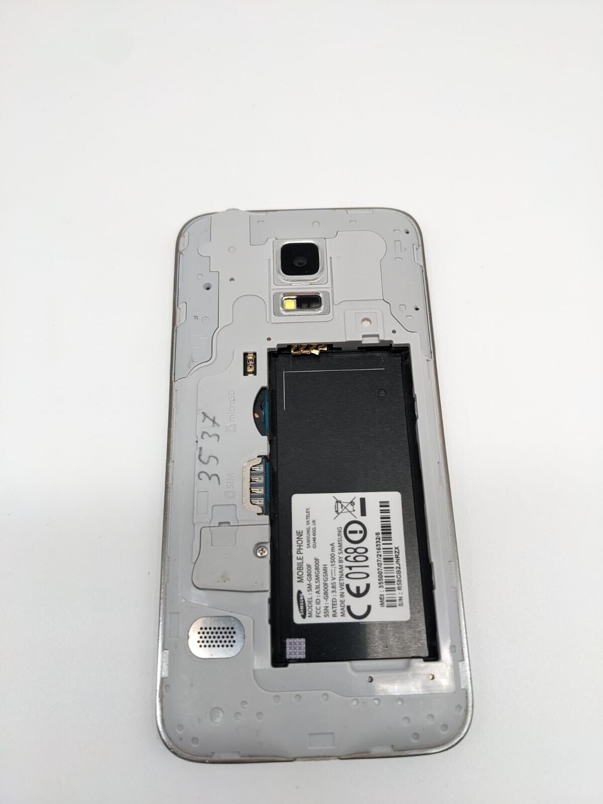 Samsung  Galaxy S5 Mini SM-G800F Schwarz Smartphone UNGETESTET S0024
