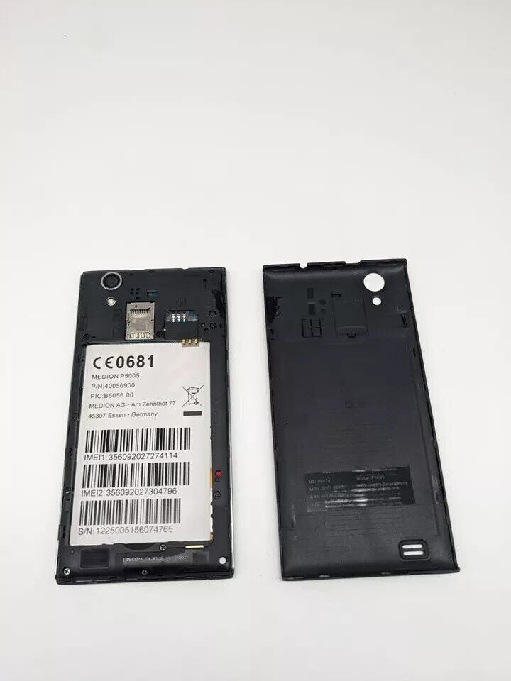 MEDION LIFE P5005 Schwarz Smartphone | UNGETESTET | OHNE AKKU