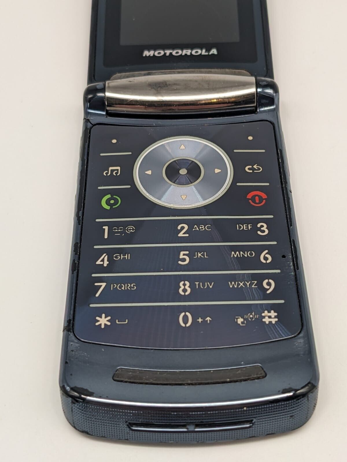 Motorola RAZR2 V8 Klapphandy Blau Handy Teilespender | OHNE AKKU | UNGETESTET