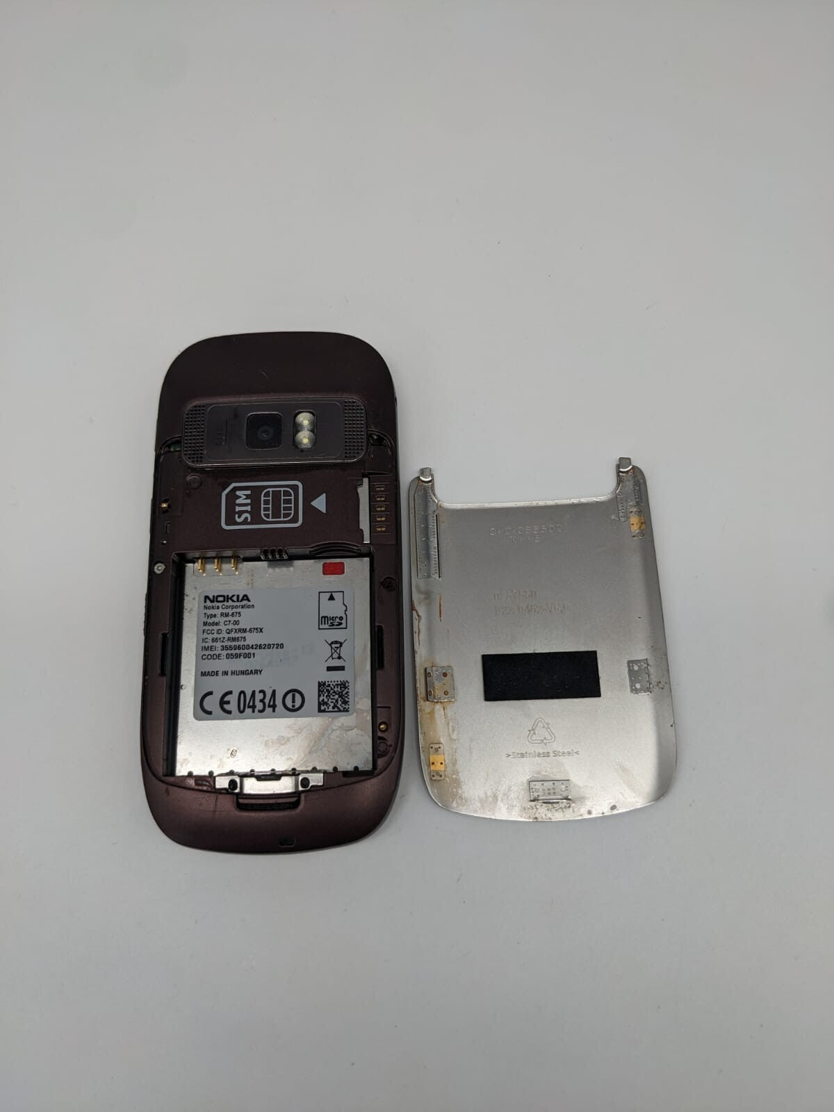 Nokia C7-00 Braun Smartphone | OHNE AKKU | OHNE SIMLOCK