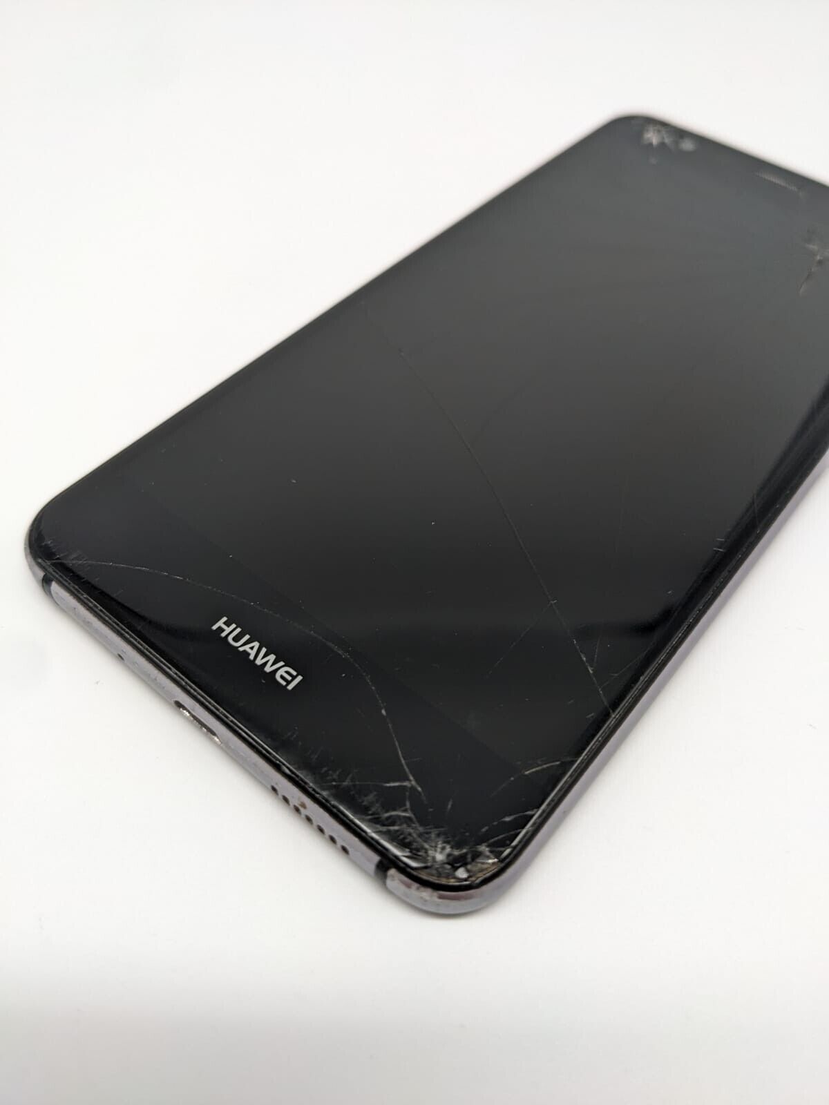 Huawei P10 Lite Schwarz Bastler Smartphone | PIN-SPERRE | DISPLAYRISSE