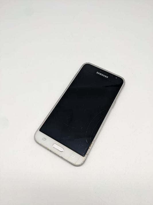 Samsung Galaxy J3 2016 SM-J320F/DS 8GB Dual Sim Weiß | DEFEKT