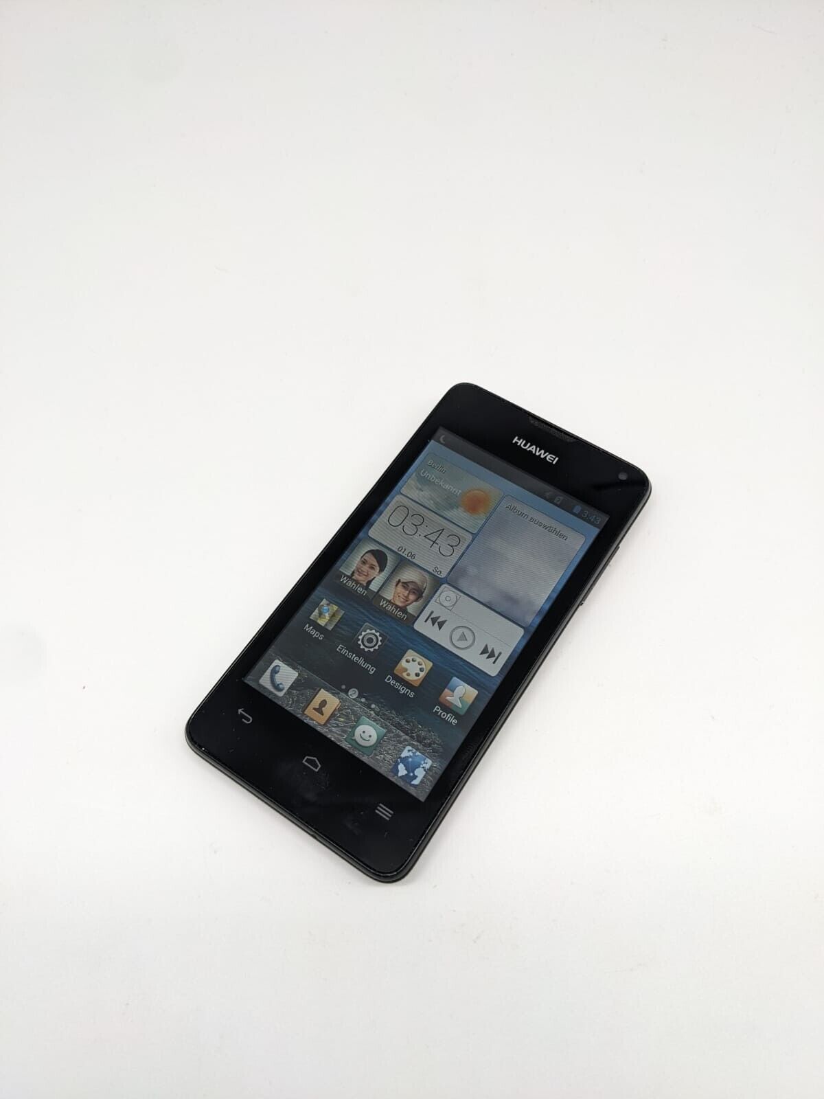 Huawei  Ascend Y300 Schwarz Bastler Ersatzteile | TEILDEFEKT | OHNE SIMLOCK