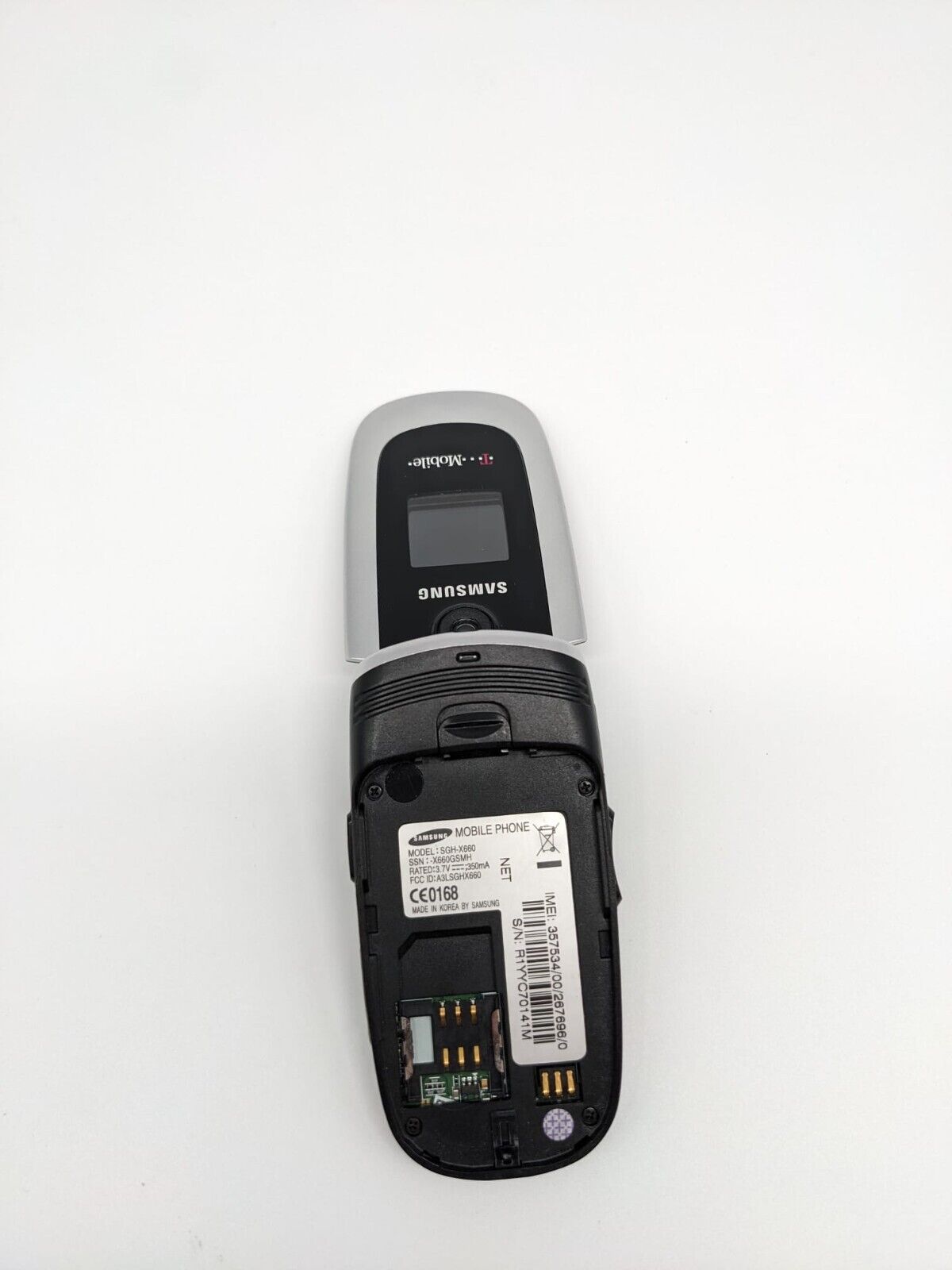 Samsung SGH - X660 Handy Vintage T-MOBILE OHNE AKKU UNGETESTET S0009