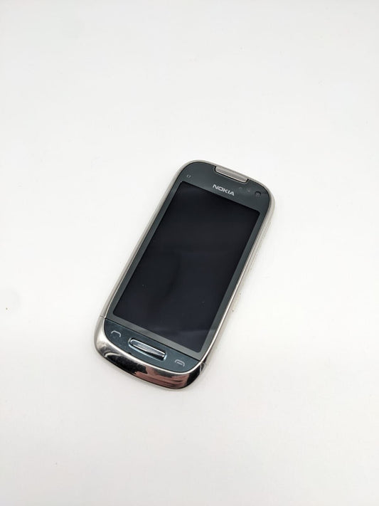 Nokia C7-00 RM-675 8GB Silber | Funktioniert | MIKROFON DEFEKT