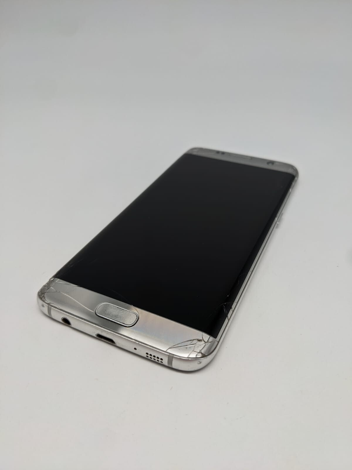 Samsung Galaxy S7 Edge SM-G935V Verizon Silber | DISPLAYDEFEKT | UNGETESTET